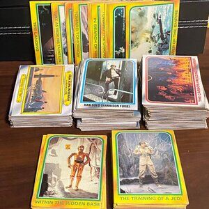 Lot Of 200+ 1980 Star Wars The Empire Strikes Back Trading Cards